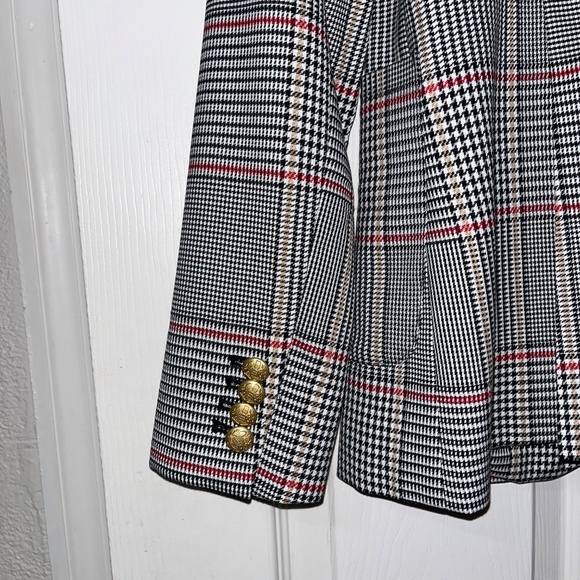 Court & Rowe Houndstooth Plaid Single Button Blazer - Picture 11 of 12